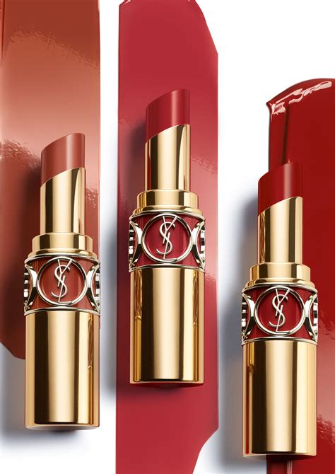 ysl rouge volupte shine burning chilis|ysl lipstick colours.